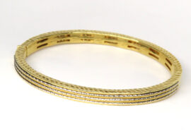 ステラドーロ バングル 750 K18 イエローゴールド レディース