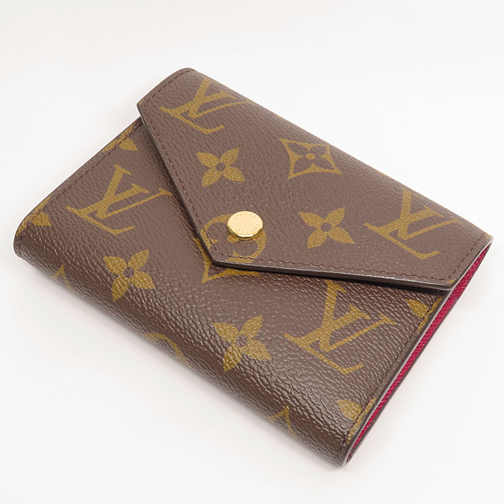 ルイヴィトン モノグラム ポルトフォイユ・ヴィクトリーヌ M41938 フューシャ