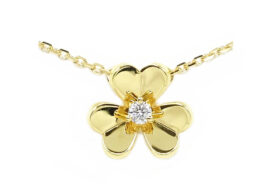 ヴァンクリーフ&アーペル VAN CLEEF&ARPELS フリヴォル ミニ ダイヤモンド ネックレス 750YG VCARP0J100