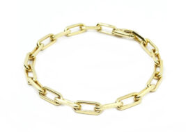 カルティエ CARTIER サントス ミディアム モデル ブレスレットMM 750YG B6021300