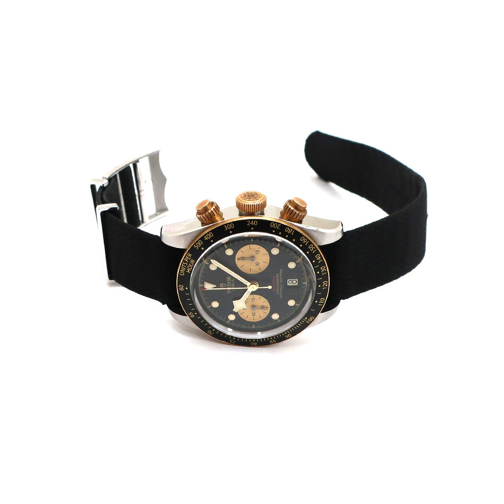 チューダー ブラックベイ クロノ S&G 79363N メンズ 腕時計 ステンレス イエローゴールド 41mm