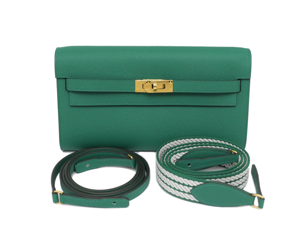 エルメス ケリーウォレット ロング トゥーゴー カヴァル エプソン W刻印