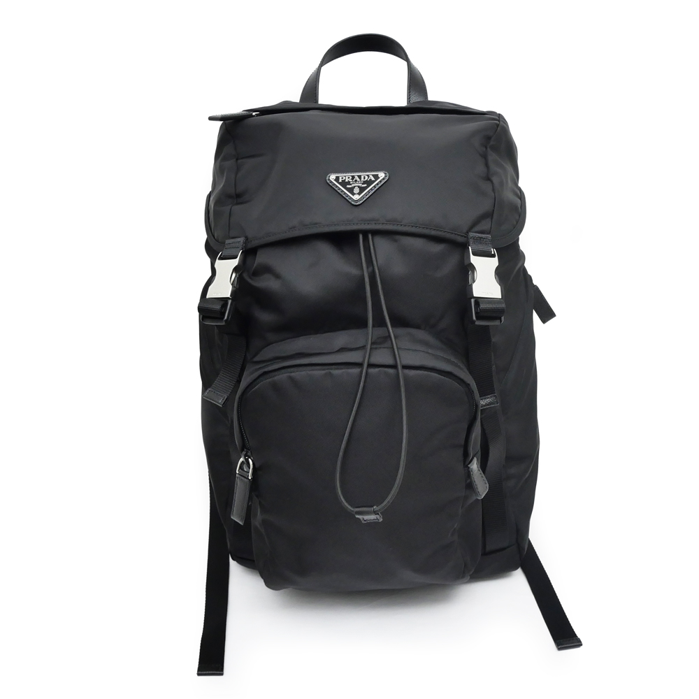 PRADA プラダ Re Nylon バックパック 2VZ135 ブラック RFID ナイロン リュック