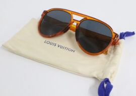 ルイヴィトン LVレインボー パイロット サングラス Z1191E オレンジ