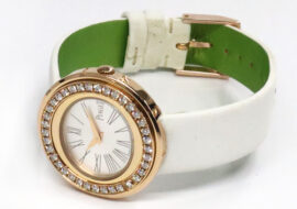 ピアジェ ポセション ベゼルダイヤ WJ108251 750PG サテン クォーツ