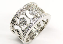 セイレーンアズーロ ダイヤモンド リング PT900 15.9ｇ プラチナ