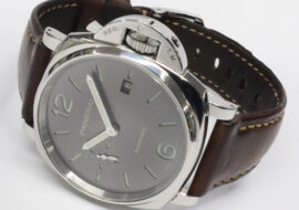 パネライ ルミノール ドゥエ 42MM PAM00904 アンスラサイト SS レザー 自動巻