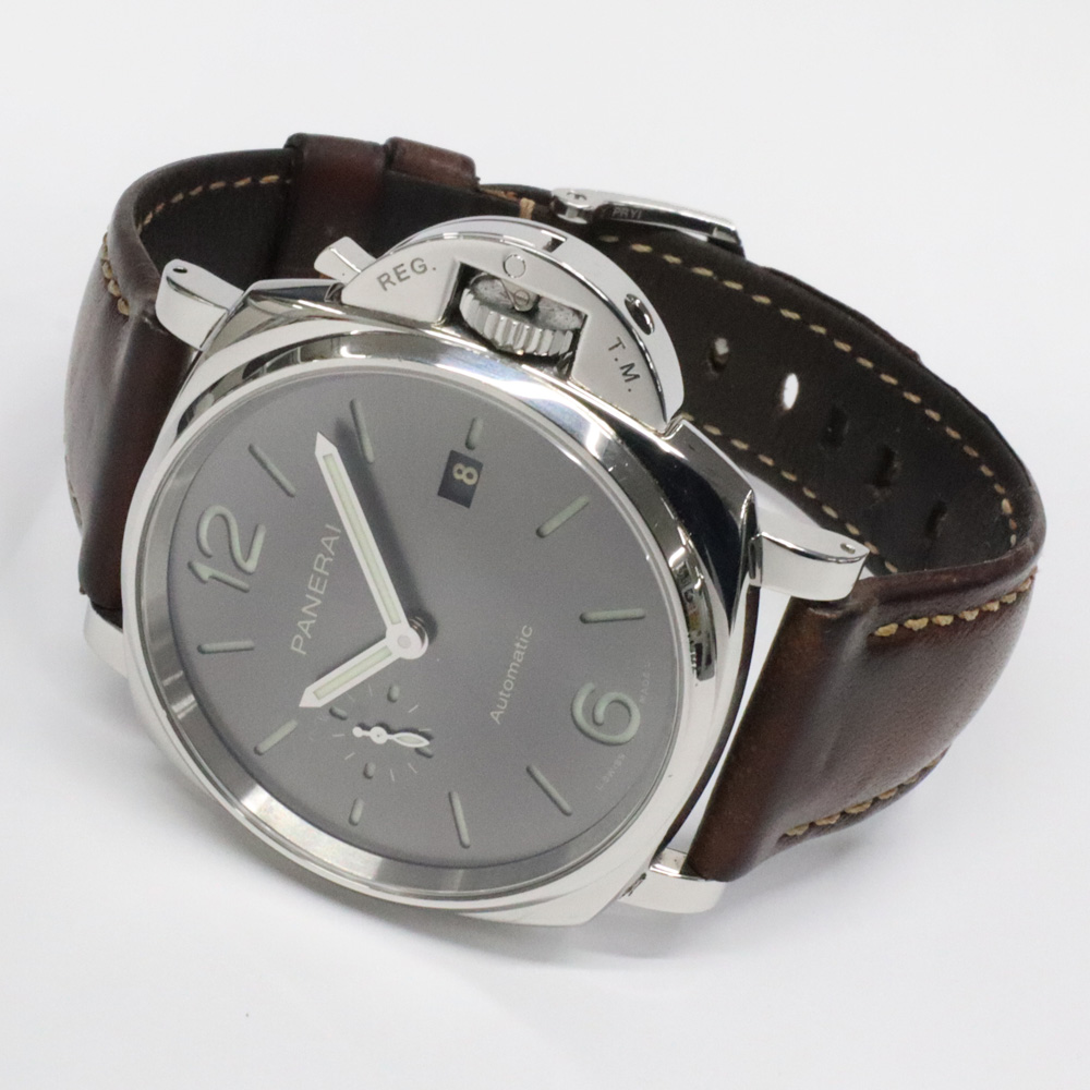 パネライ ルミノール ドゥエ 42MM PAM00904 アンスラサイト SS レザー 自動巻
