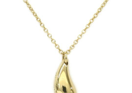 ティファニー TIFFANY エルサ ペレッティ ティア ドロップ ネックレス 750YG
