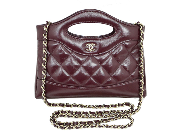 シャネル CHANEL31 チェーンクラッチ AP3656 ボルドー ショルダーバッグ