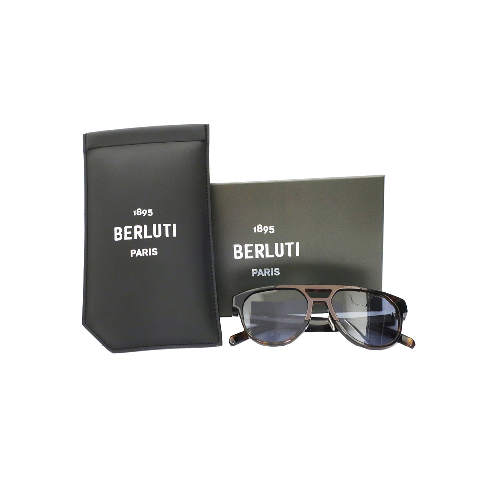 ベルルッティ BERLUTI サングラス BL40002 ダークブラウン メンズ