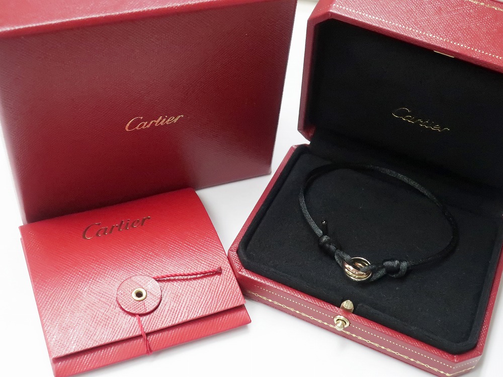 Cartier カルティエ ベビートリニティ ブレスレット 750/K18 スリーカラー