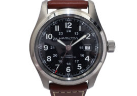 ハミルトン HAMILTON カーキフィールド オート H70555533 SS レザー 自動巻き メンズ