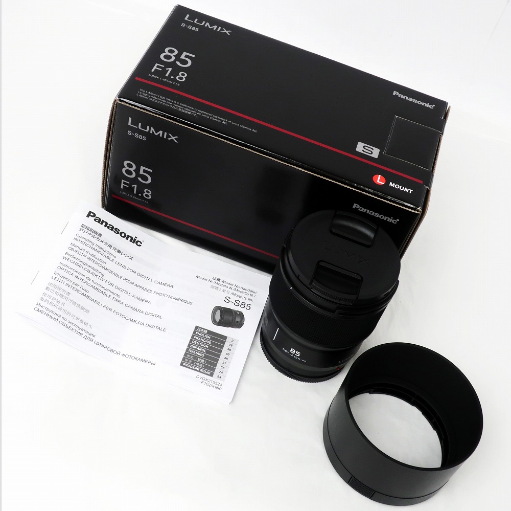 Panasonic パナソニック LUMIX S 85mm F1.8 中望遠 単焦点レンズ S-S85