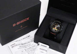 CASIO カシオ G-SHOCK ユナイテッドアローズ コラボ AWM-500UA 電波 ソーラー ワールドタイム フルメタル メンズ 腕時計