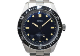 オリス ORIS ダイバーズ65 40mm 017377074055 SS ブルー 自動巻き