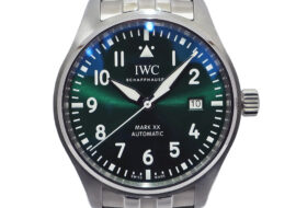 IWC インターナショナル ウォッチカンパニー パイロットウォッチ マーク20 IW328206 グリーン SS 自動巻き
