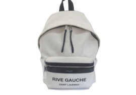 サンローラン SAINT LAURENT リュック バックパック RIVE GAUCHE リヴゴーシュ 508548 リネン レザー