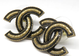 シャネル ピアス メタリック ココマーク ABE557B18604 A24 ゴールド