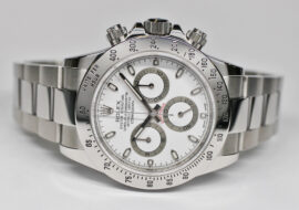 ロレックス デイトナ 116520 ランダム ホワイト SS 自動巻き メンズ 保証書付き 2010年