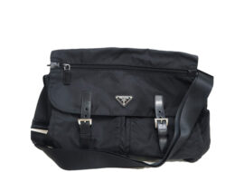 PRADA プラダ ナイロン ショルダーバッグ ブラック BT1738