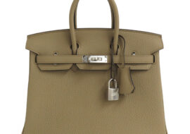 エルメス バーキン25 ベージュマルファ トゴ シルバー金具 W刻印 2024年製造