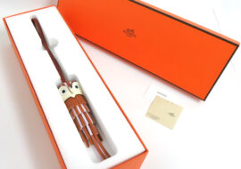 エルメス シュエット フクロウ チャーム Chouette H085001 K刻印 2025年