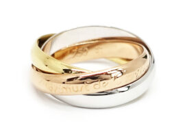 カルティエ CARTIER トリニティ リング 3カラー 750YG WG PG