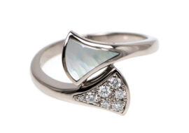 BVLGARI ブルガリ ディーヴァドリーム リング ダイヤモンド マザーオブパール