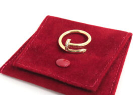 カルティエ ジュスト アン クル リング 指輪 K18YG 750 イエローゴールド ダイヤモンド B4216900 54