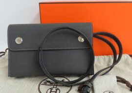 エルメス ナップ トゥーゴー エプソン グラファイト W刻印 2024年製造 シルバー金具