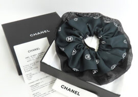 シャネル 2025/26年秋冬コレクション シュシュ シルクツイル AAB536 ブラック