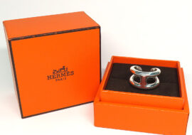 エルメス リング オスモズPM #52 12号 Ag925 H型 シルバー 2025年製