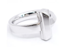 ティファニー TIFFANY Tワン リング 750WG