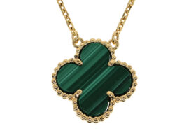 VAN CLEEF&ARPELS ヴァンクリーフ＆アーペル ネックレス ヴィンテージアルハンブラ マラカイト 750YG VCARO9VA00