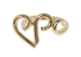 TIFFANY ティファニー Paloma Picasso パロマピカソ アリエスゾディアック リング 750YG K18 指輪