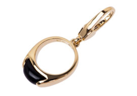 BVLGARI ブルガリ トロンケット チャーム 750YG イエローゴールド オニキス