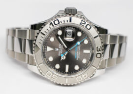 ロレックス ヨットマスター 40 116622 ランダム ダークロジウム SS PT 自動巻き メンズ 保証書付き 2019年