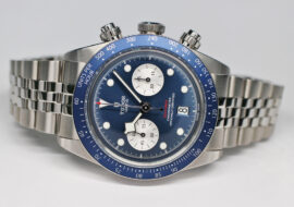 チューダー ブラックベイ クロノ 79360B ブルー SS メンズ 自動巻き 保証書付き 2024年 ブティック限定