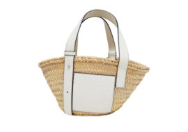 ロエベ バスケット ハンドバッグ スモール ホワイト