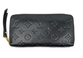 LOUIS VUITTON ルイヴィトン モノグラム・アンプラント ジッピー・ウォレット M61864 ノワール ラウンドファスナー 長財布
