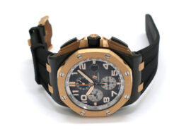 オーデマ ピゲ ロイヤルオーク オフショア クロノグラフ スモークグレー×シルバー ラバー 26405NR.OO.A002CA.01 メンズ 腕時計