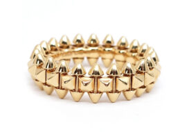 カルティエ CARTIER クラッシュ スモールモデル リング 750PG B4229800