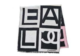 シャネル CHANEL マフラー ココマーク マルチカラー カシミヤ ウール