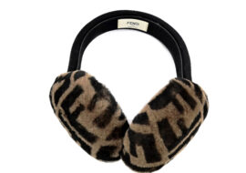 フェンディ イヤーマフ ズッカ柄 ブラウン ブラック 耳あて