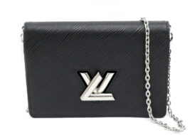 ルイヴィトン ポルトフォイユ ツイスト チェーン ノワール エピ ブラック 黒 M62038