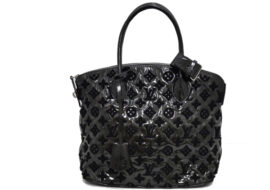 ルイヴィトン ロックイット ブークレット モノグラム・ファッシネイション M40602 パテントレザー ノワール