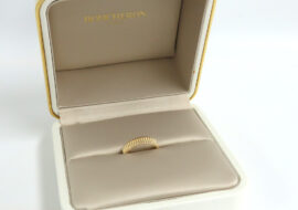 ブシュロン キャトル グログラン リング #57 16.5号 750YG イエローゴールド