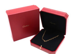 カルティエ サントス ドゥ カルティエ スモール ネックレス B7224582 K18 60cm メンズ レディース