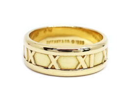 ティファニー TIFFANY アトラス リング 750YG K18